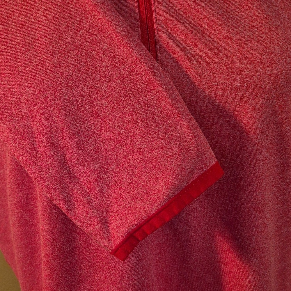 NIKE Quarter-Zip Women's Red Dri-Fit Golf Top SIze XL - Picture 11 of 16